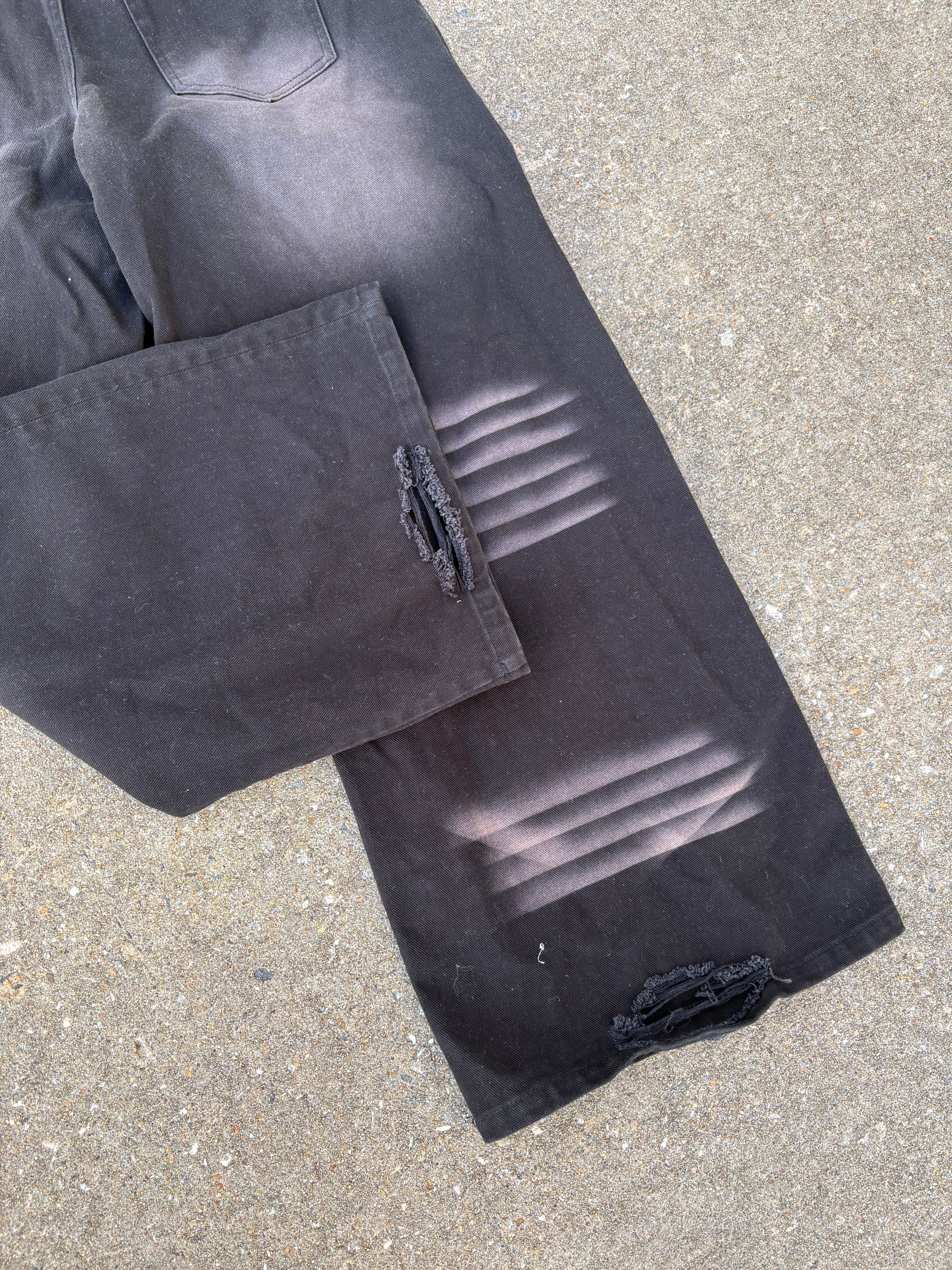 Black Rhinestone Denim