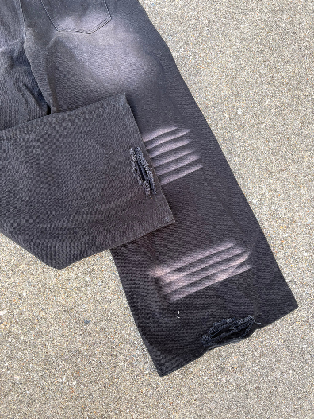 Black Rhinestone Denim