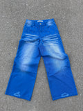 “Blue Raspberry Rhinestone Denim