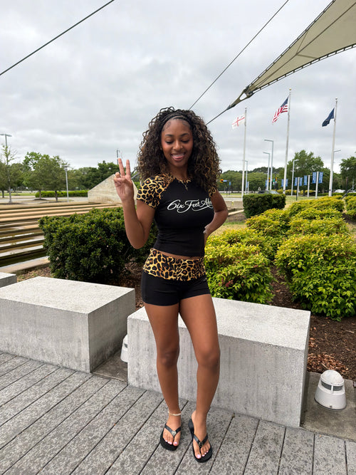 “Pretty Girl” Cheetah Print Set