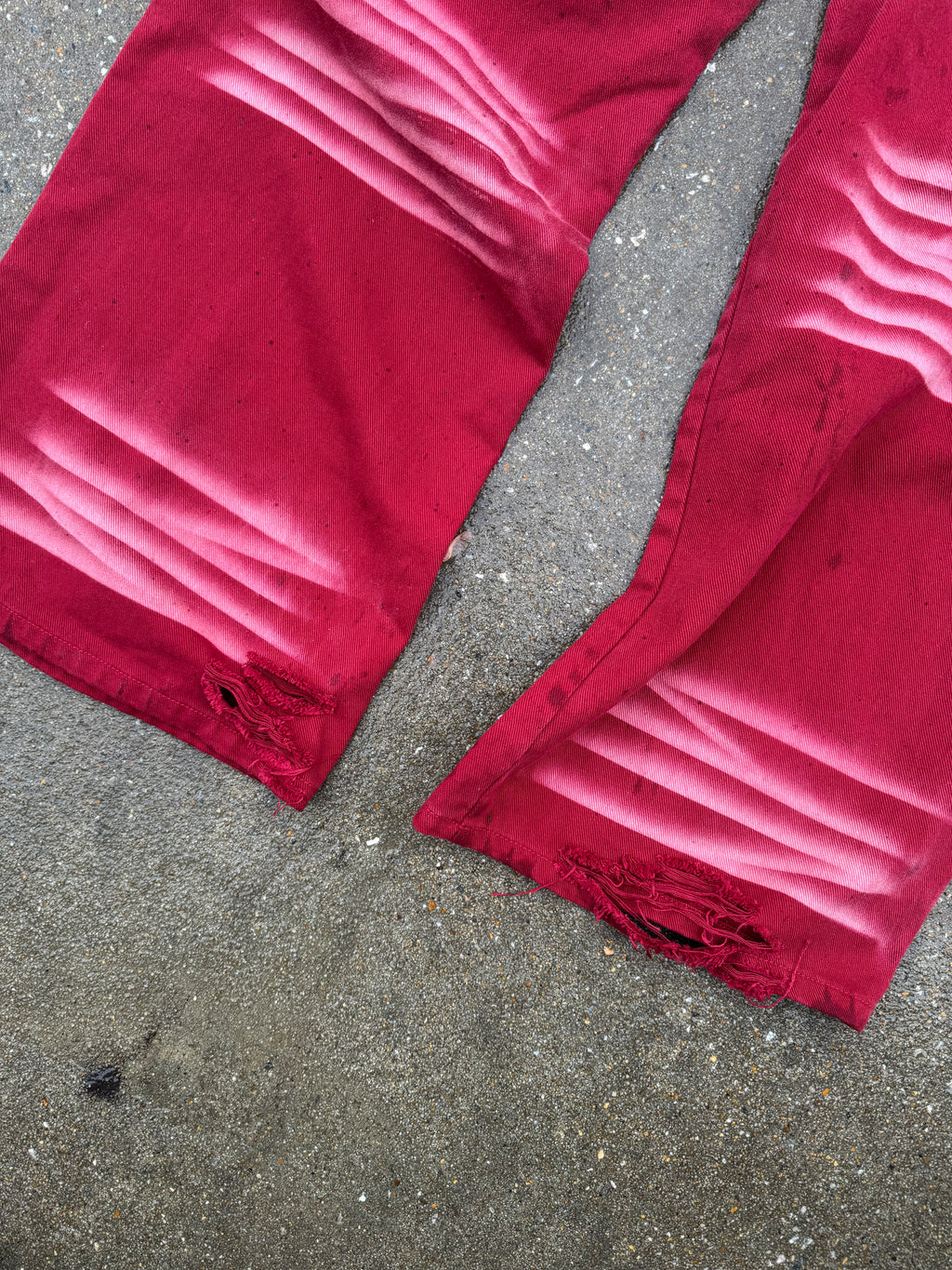 “Red Wine” Rhinestone Denim