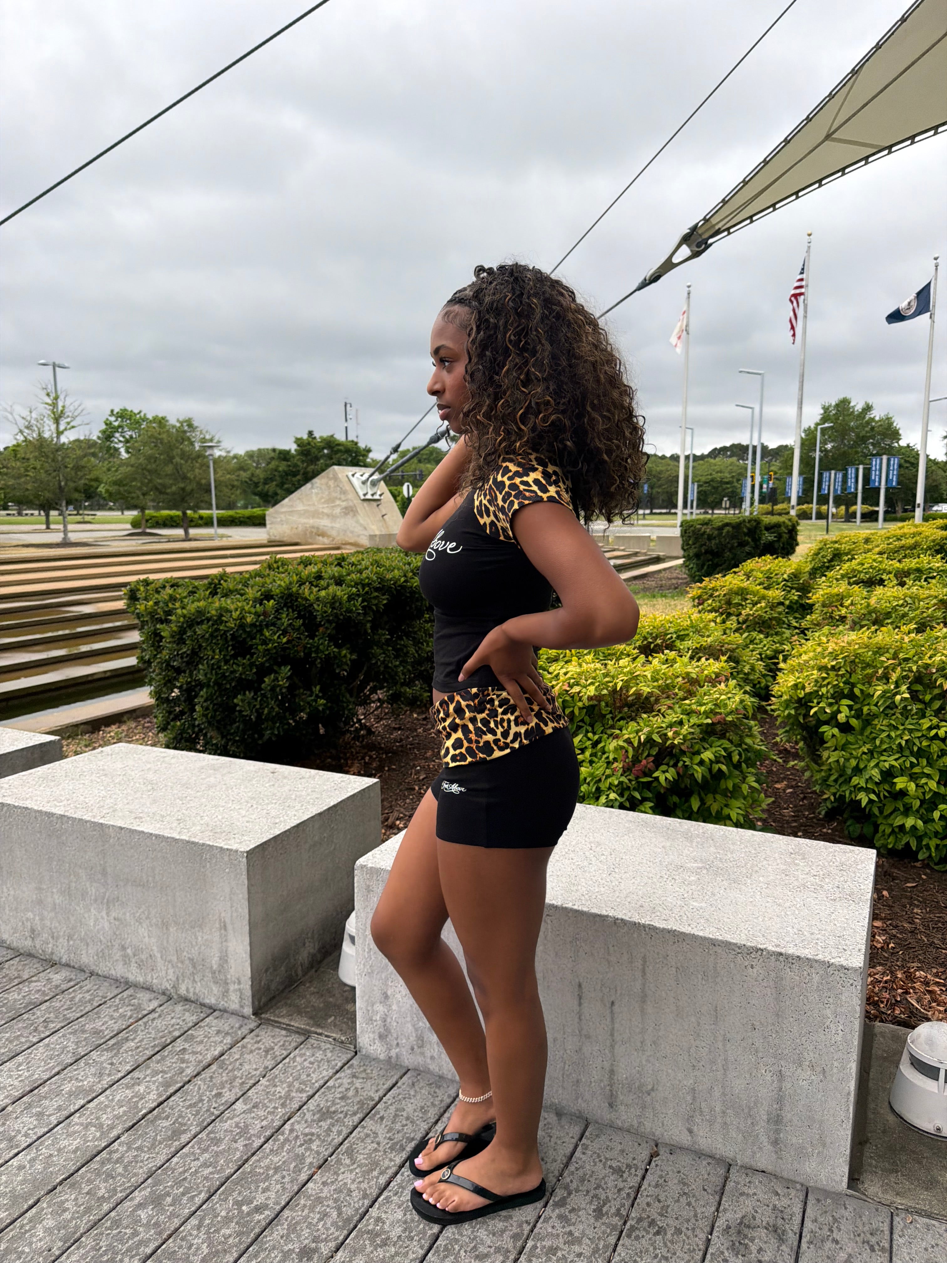 “Pretty Girl” Cheetah Print Set